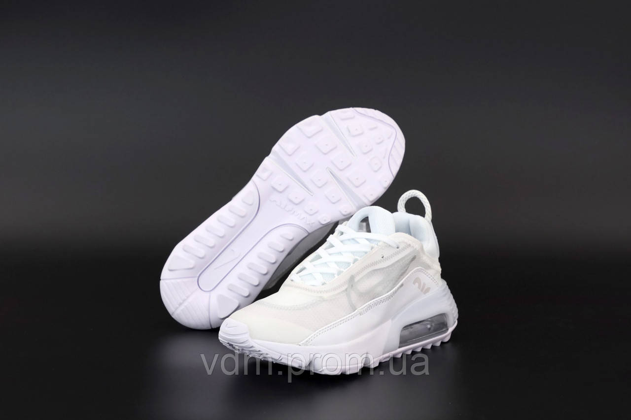 

Кроссовки женские Nike АМ 2090 стиле Найк ,текстиль, код KD-12514. Белые 40, Белый