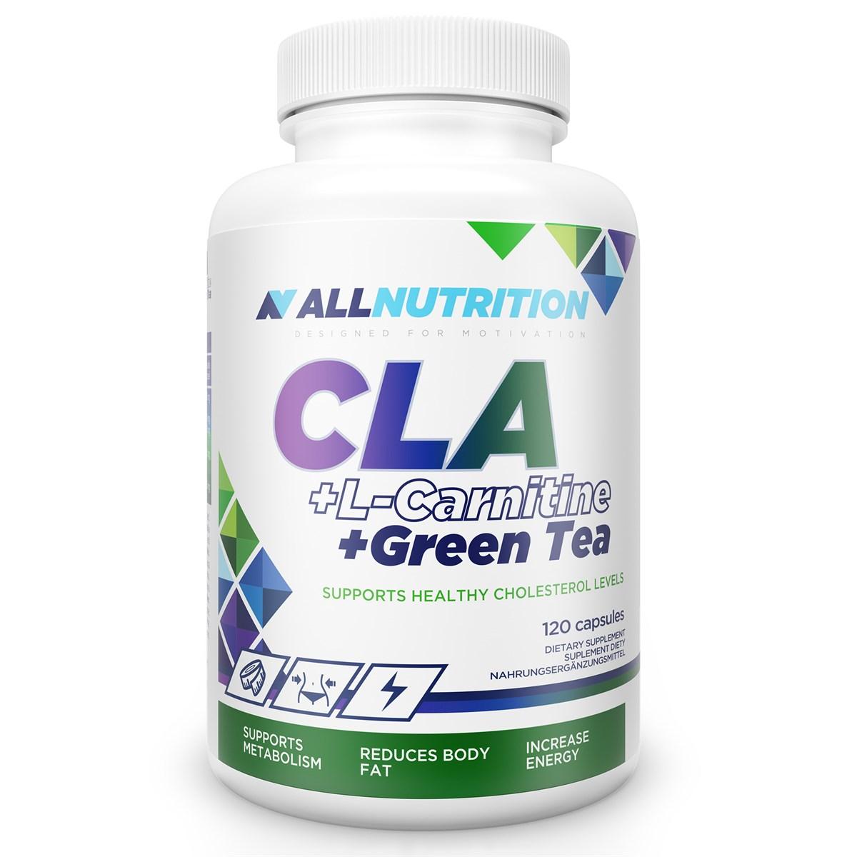 

Жиросжигатель Allnutrition CLA + L-Carnitine + Green Tea - 120cap