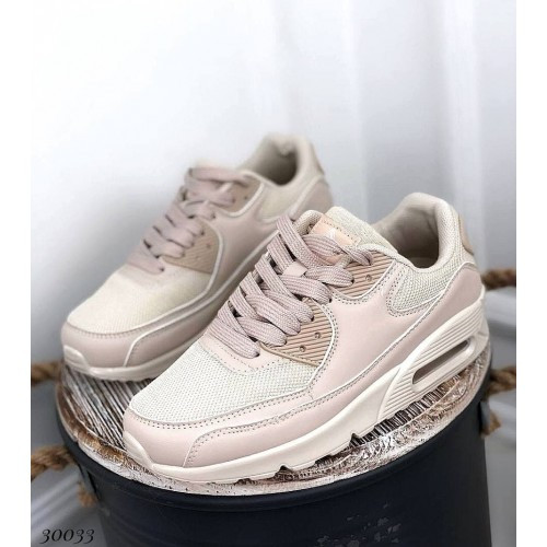

Кроссовки на толстой подошве с баллонами копия Air Max 37, Бежевый