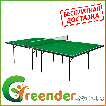 Теннисный стол игровой GSI-sport Hobby Strong зеленый Gp-1s, фото 2