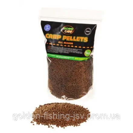 

Пеллетс прикормочный рыболовный Technocarp Carp Pellets 1kg 8