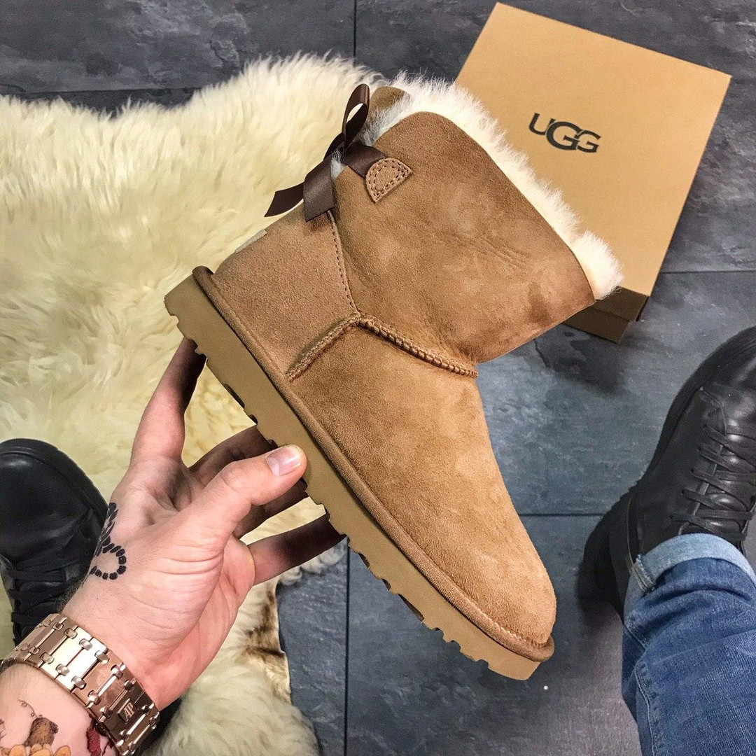 

UGG Bailey Bow Mini Brown (Коричневый)