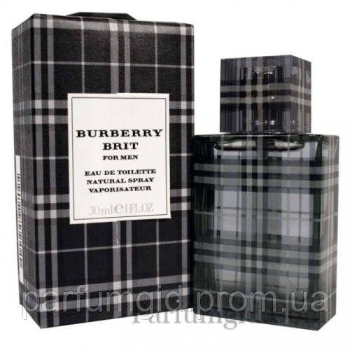 

Оригинальные мужские духи Burberry Brit For Men (Барбери Брит Фо Мэн) 30 ml/мл, туалетная вода мужская