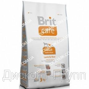 

Brit Care M Adult с ягненком и рисом (для собак весом 10-25кг) 3 кг