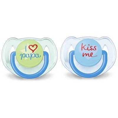 

Пустышка Philips AVENT Classic I love (SCF172/70_boy), Голубой