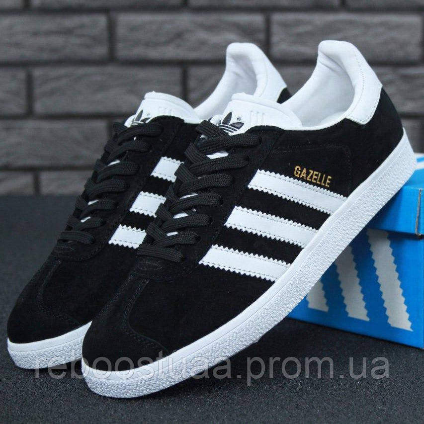 

Чоловічі кросівки Adidas Gazelle OG, чорно-білий, В'єтнам, Черно-белый
