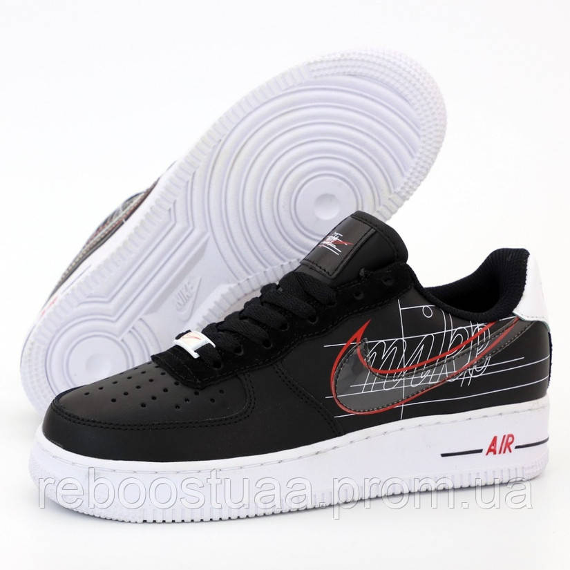 

Жіночі кросівки Nike Air Force 1 Low, шкіра, чорний, В'єтнам 38, Черный