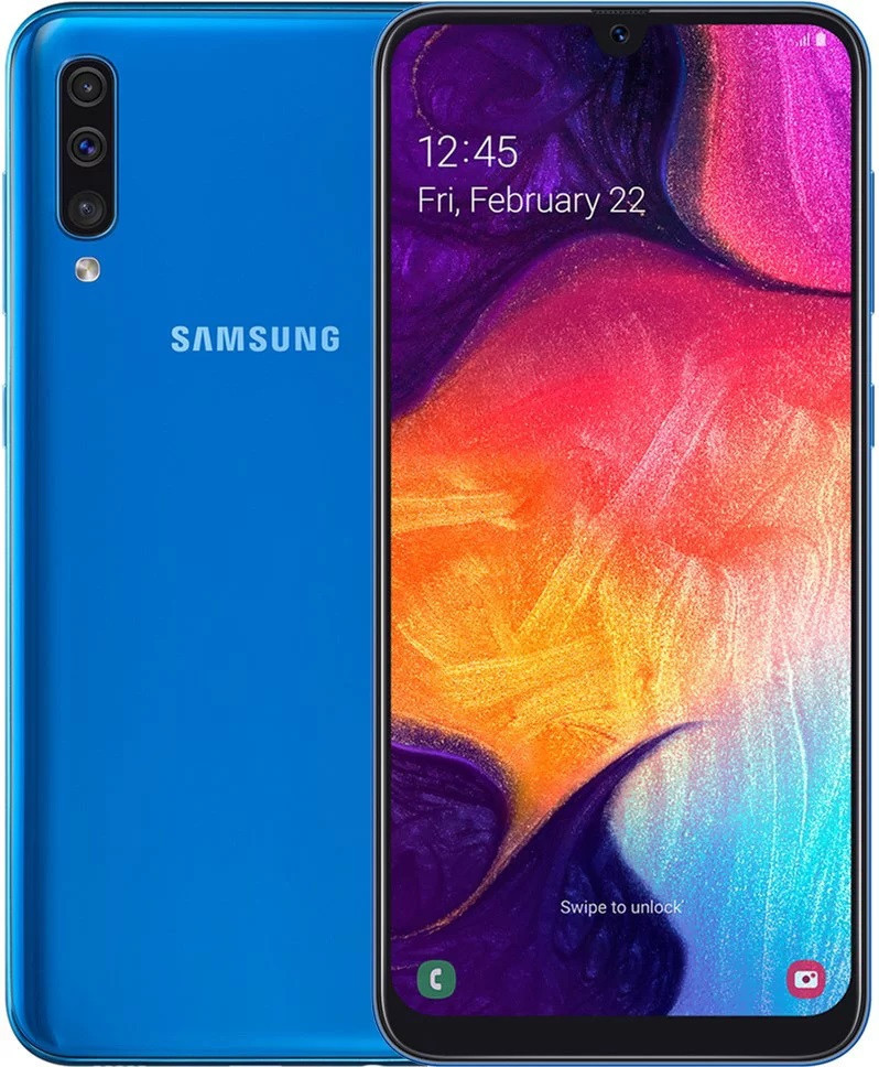 

Смартфон Samsung Galaxy A50 2019 SM-A505F 4/64GB Blue (SM-A505FZBU)