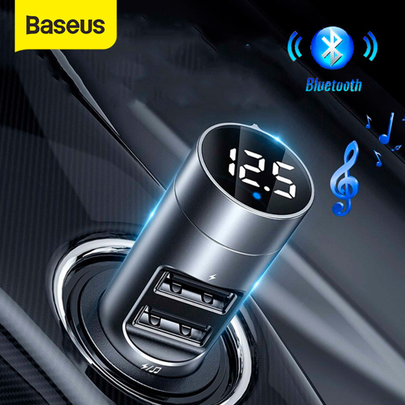 

Автомобильное ЗУ Baseus Energy Column Bluetooth FM Launcher 3,1A 2USB