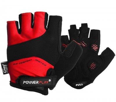 

Велорукавички PowerPlay 5013 D Червоні M SKL24-144362
