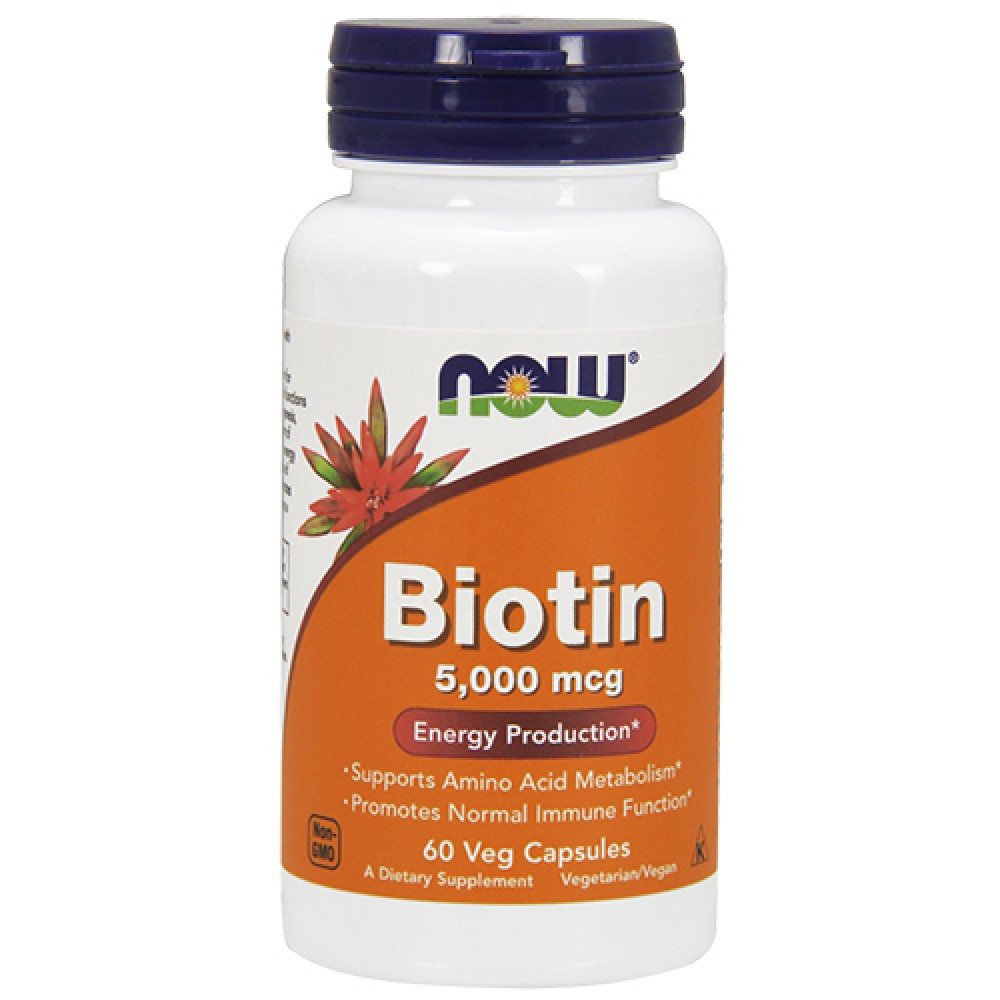 

BIOTIN 5000mcg - 60 vcaps