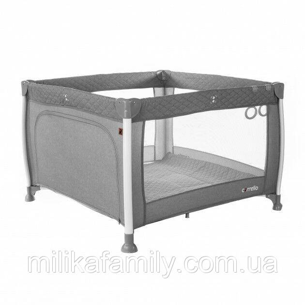 

Детская кровать манеж CARRELLO Cubo CRL-11602/1 Silver Grey