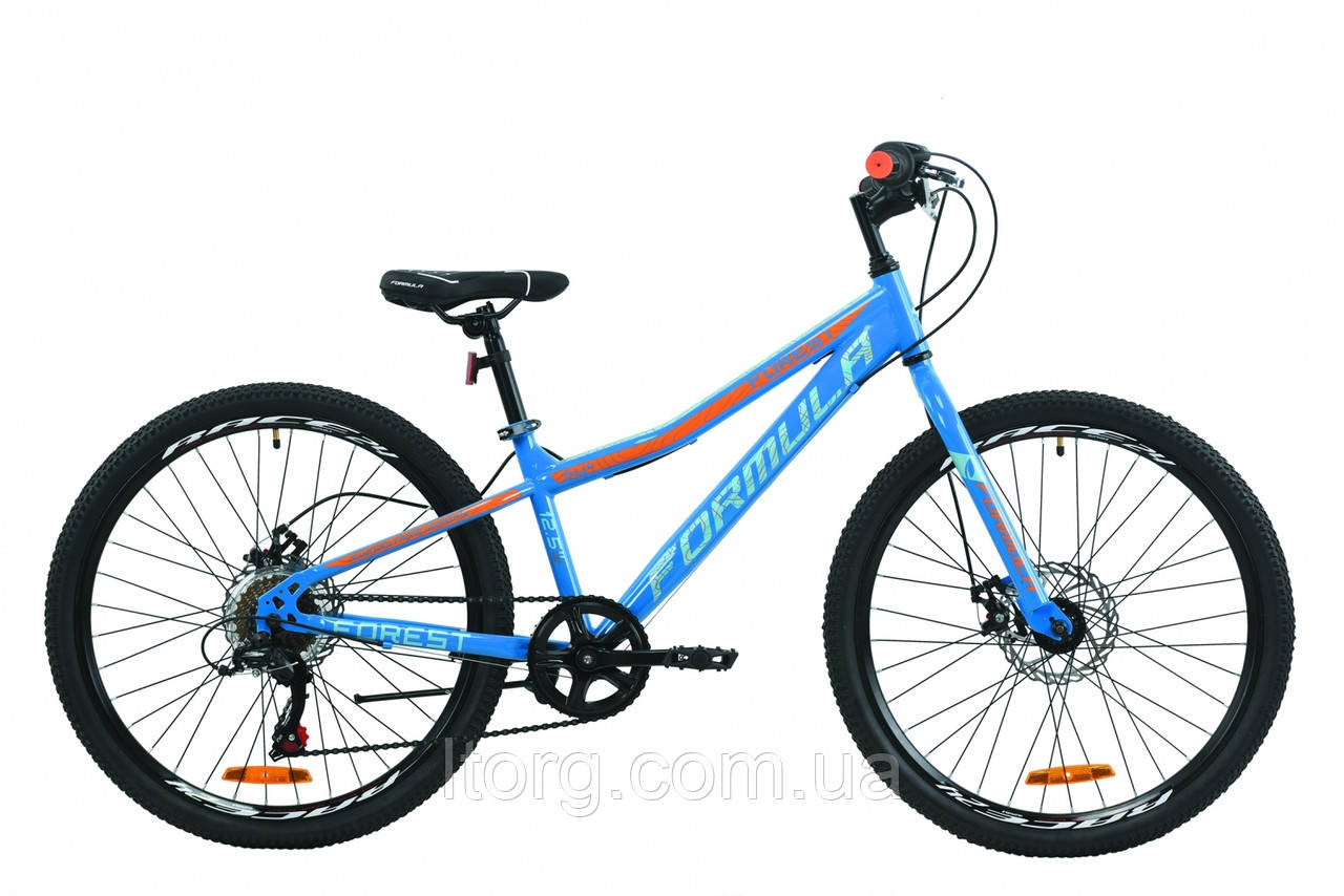 

Велосипед 24" Formula FOREST DD 2020 (сине-оранжевый )