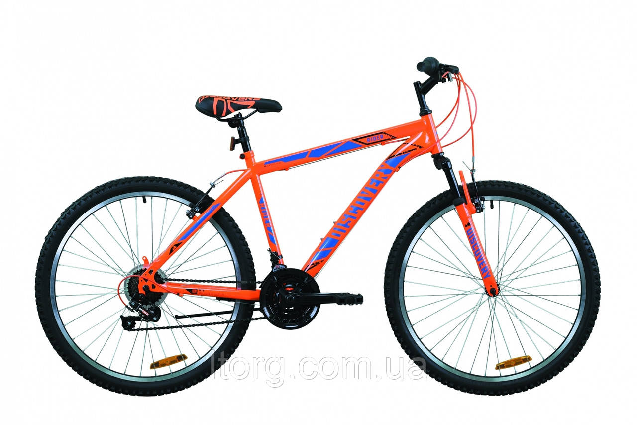 

Велосипед 26" Discovery RIDER 2020 (оранжево-синий)