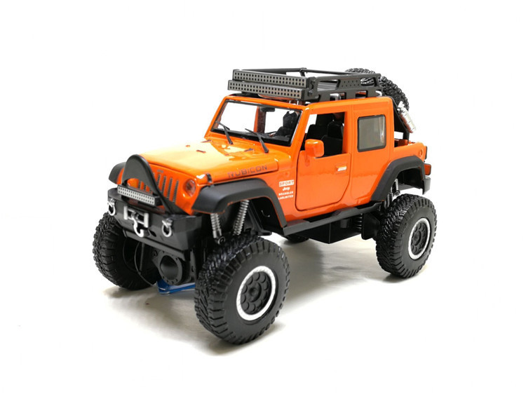 

Игрушечная машинка Jeep Wrangler "АВТОПРОМ" 6609 металлическая (Оранжевый)