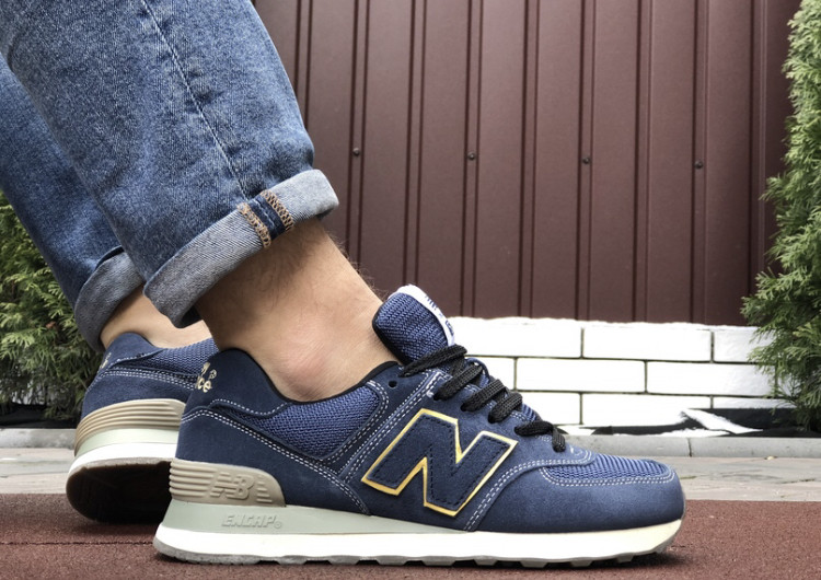 

Мужские кроссовки New Balance 574 Замша Прочная Сетка