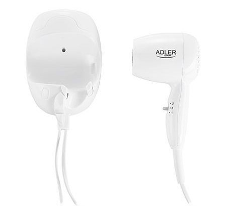 

✅ Фен для сушки волос отельный Adler AD 2252 (1600W, настенный) | фен для волосся готельний (Гарантия 12 мес