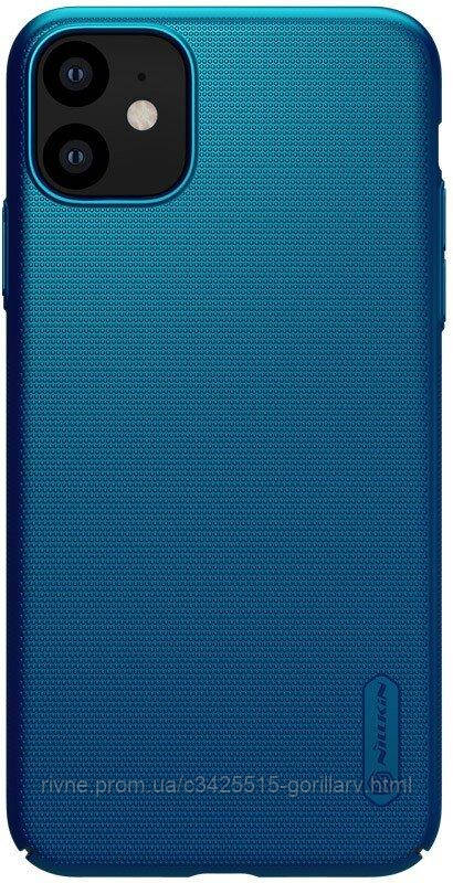 

Матовый чехол-накладка Nillkin Super Frosted Shield Case for iPhone 11 - Peacock Blue