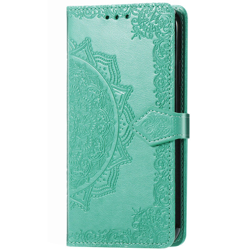 

Кожаный чехол (книжка) Art Case с визитницей для Oppo A15 / A15s, Бирюзовый