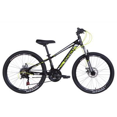 

Велосипед Discovery 24" QUBE AM DD рама-11,5" 2021 Black/Yellow (OPS-DIS-24-268, Желтый