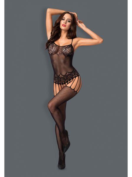 

Комбинезон Obsessive Bodystocking F235 S/M/L, Чёрный