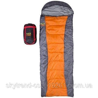 

Спальный мешок World Sport для туризма 450гр/м2 GreenCamp одеяло18030/75 1,8кг SKL11-281712, Серый