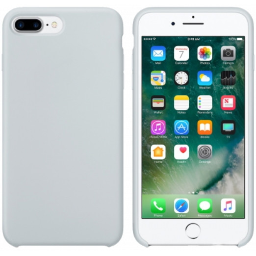 

Чехол Silicone Case для iPhone 7 Plus, iPhone 8 Plus OR Mist Blue