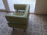 Офісне крісло для офісу Стронг (MebliSTRONG) - оливковий матовий колір, фото 3