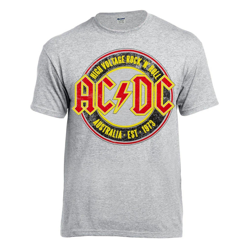 

Футболка AC/DC Australia 1973 меланжевая