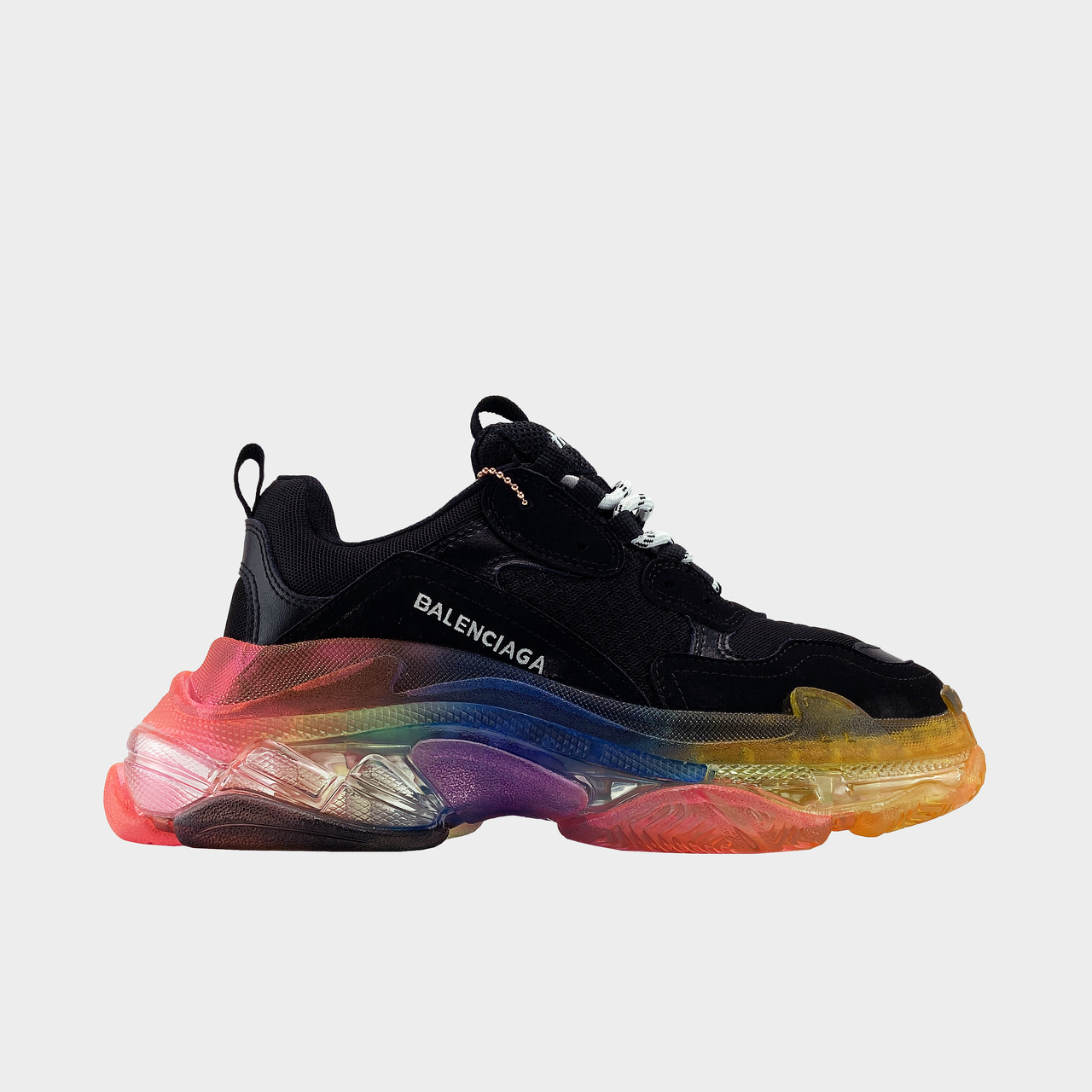 

Balenciaga Triple S Clear Sole Black Rainbow (Черный)