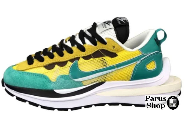 

Мужские кроссовки Sacai x Nike LDWafflec Green/White/Yellow 41, Белый