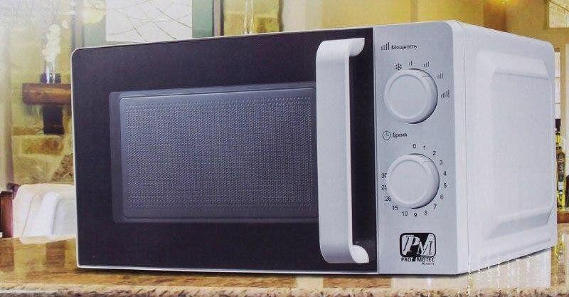 

Микроволновая печь Promotec PM 5530 (1200 Вт / 20 л) Белая