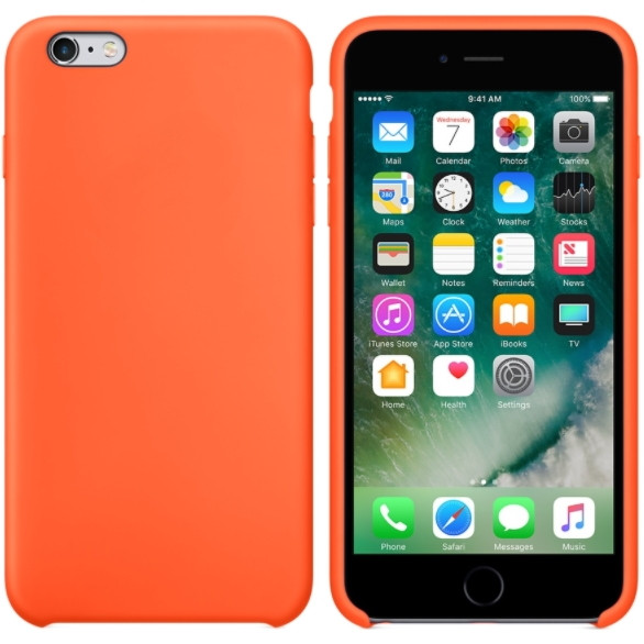 

Чехол Silicone Case для iPhone 6 plus, iPhone 6S Plus OR Orange