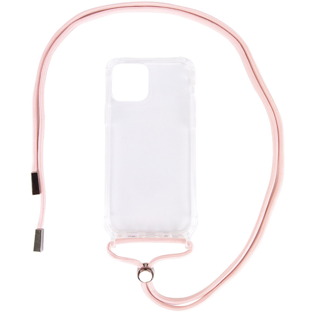 

Чехол на / для Apple iPhone 12 Pro / 12 книжка, бампер, накладка TPU Crossbody Transparent