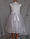 Святкова дитяча біла сукня з широким мереживом «Білосніжка», фото 6