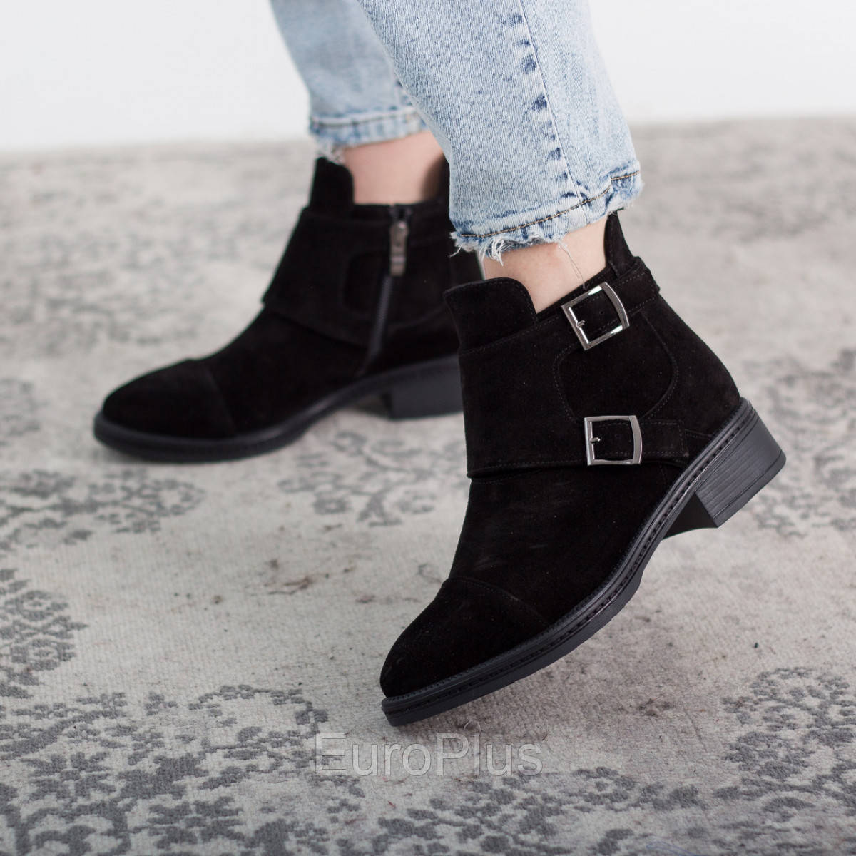 

Ботинки женские Fashion Daaku 2646 40 размер 25,5 см Черный