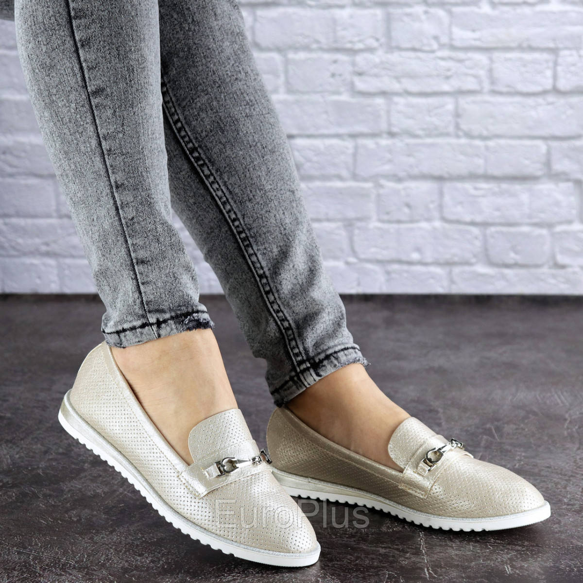 

Женские слиперы Fashion Jeffy 1754 40 размер 25,5 см Бежевый