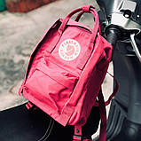 Детский рюкзак сумка для девочки канкен мини розовый Fjallraven Kanken Mini 7 литров, фото 8
