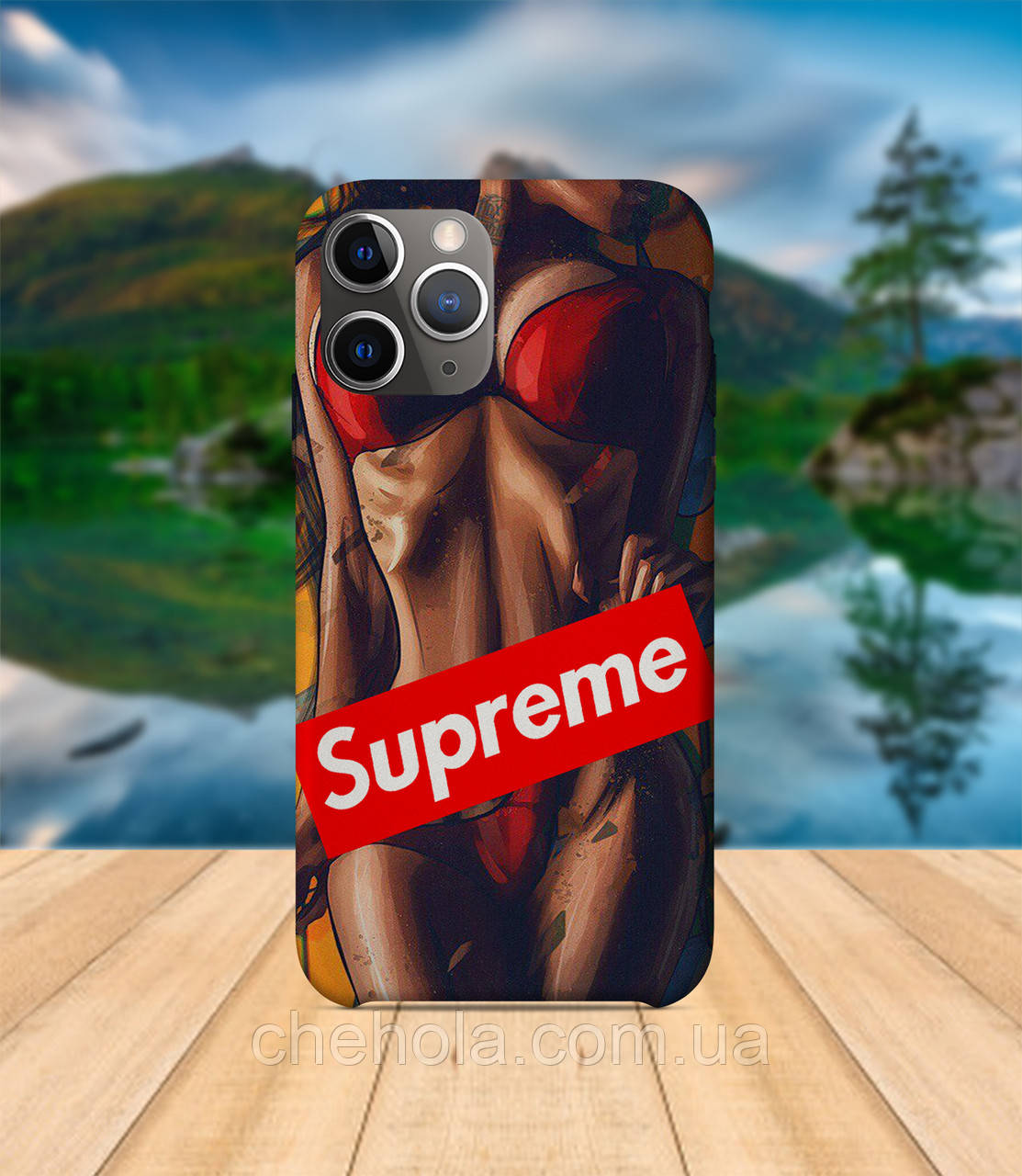 

Чехол iPhone 11 PRO MAX В стиле Supreme с принтом