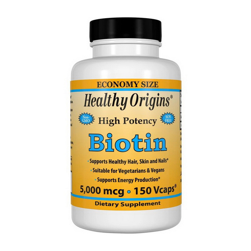 

Биотин Healthy Origins Biotin 5,000 mcg 150 vcaps