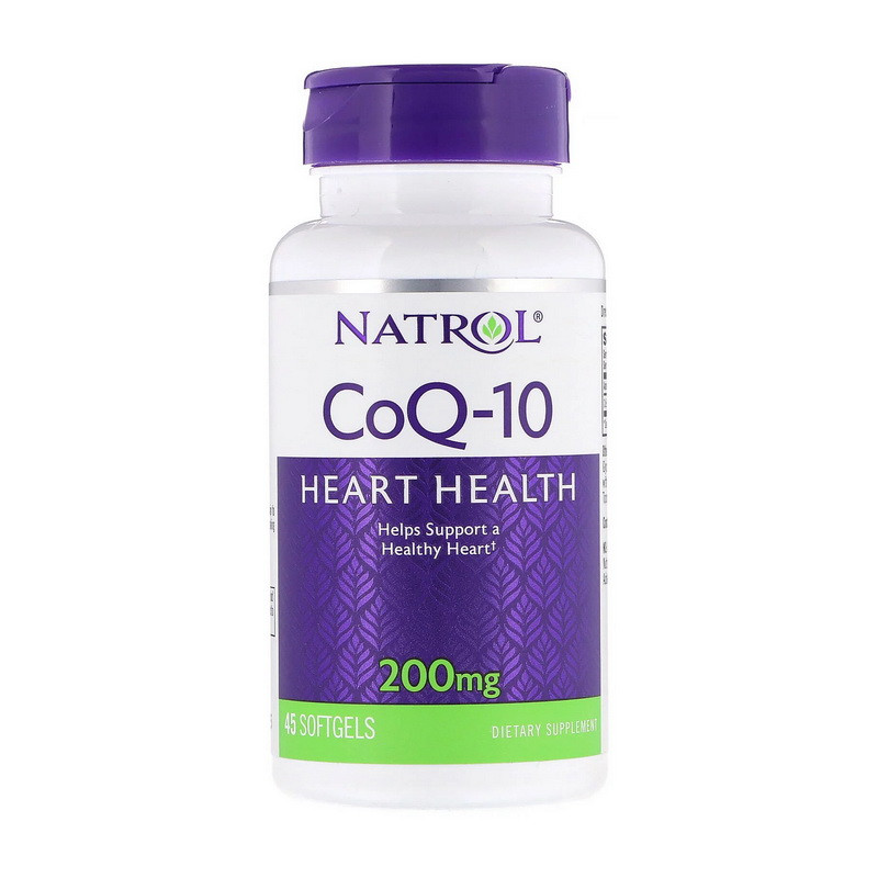 

Коэнзим Natrol CoQ-10 200 mg 45 softgels