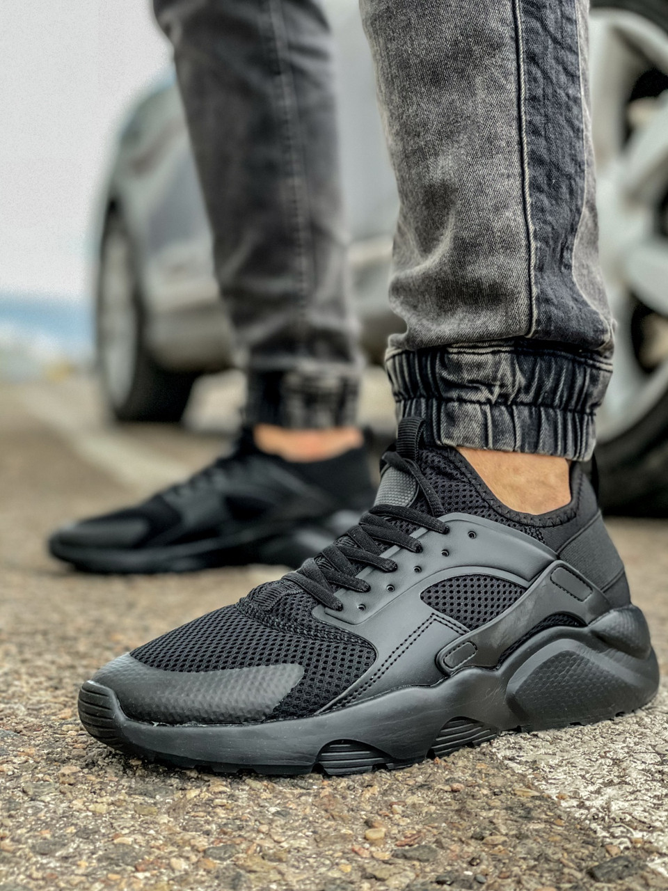 

Кроссовки мужские 18401, Nike Air Huarache, черные, [ 41 43 44 45 46 ] р. 41-27,0см. 46, Черный