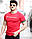 Красная футболка с дизайном рукава change growth L, XL, фото 2