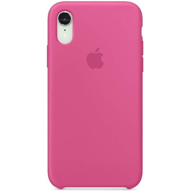 

Чехол Silicone case (AAA) для Apple iPhone XR (6.1"), Малиновый / dragon fruit