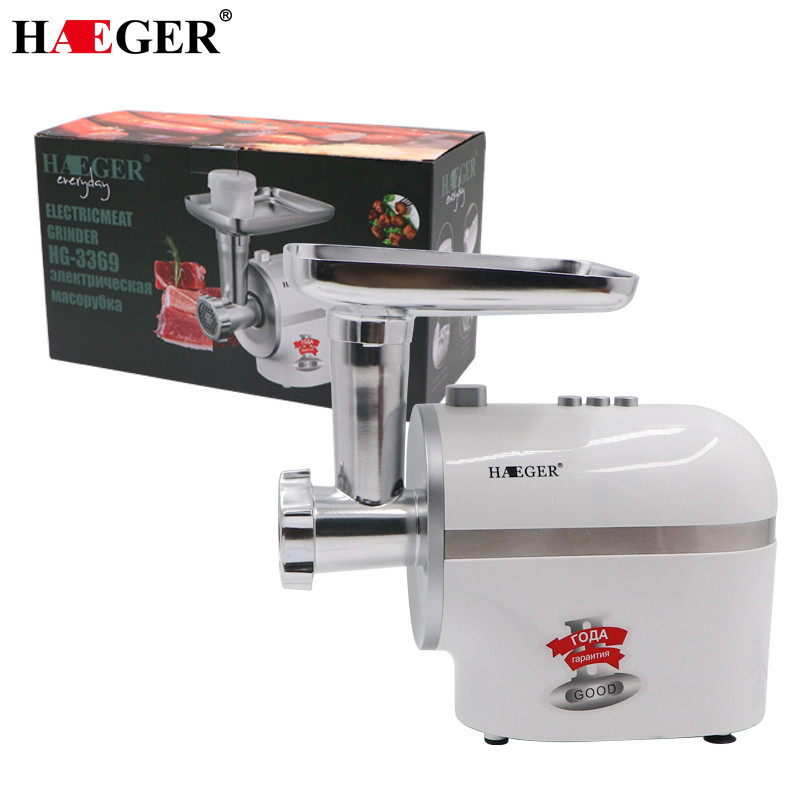 

Мясорубка Haeger HG-3369 1200Вт