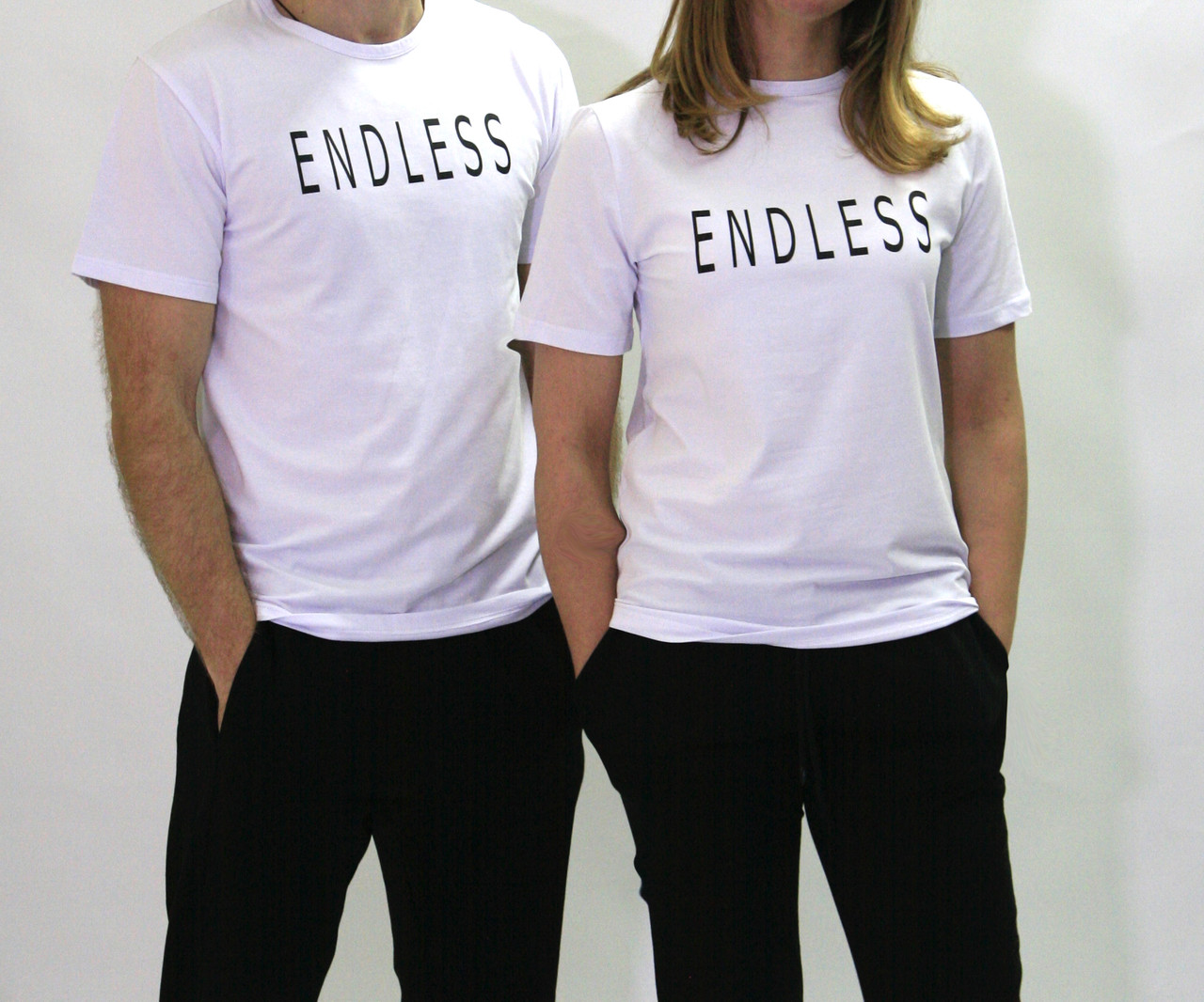 

Футболка белая мужская print Endless