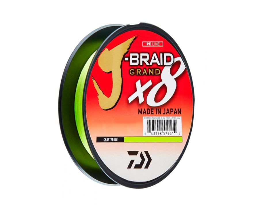 

Шнур-ножницы Daiwa Grand J-Braid X8E Сhartreuse 135м 0.16мм