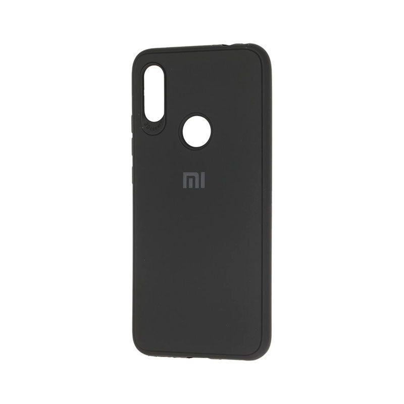 

Чехол-накладка Xiaomi Redmi 7 силиконовый с микрофиброй , чехол-бампер для Редми 7 черный цвет