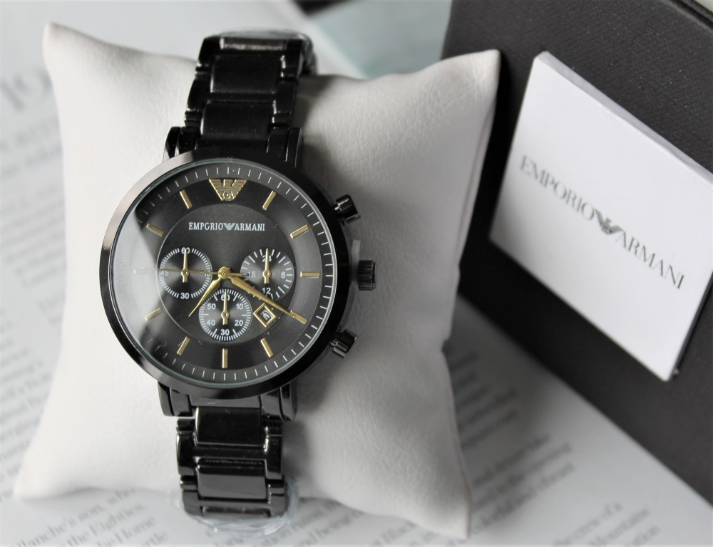 

Мужские наручные часы Armani в коробке black