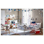 Ліжко дитяче IKEA MINNEN з рейковою підставою 80x200 см Біла (291.239.58), фото 6